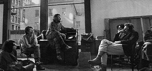 Independent Study Program seminar with artist Donald Judd at his studio in 1974. 